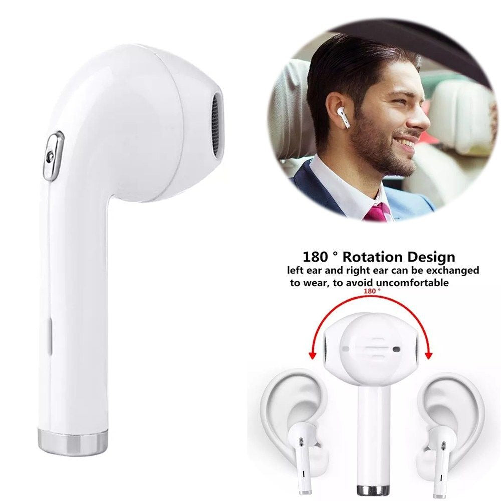 TWS AirPods – HiFi Sound, Smart Touch, Bluetooth Earbuds with Mic – White